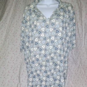 ENCHANTED Floral tunic top. GUC